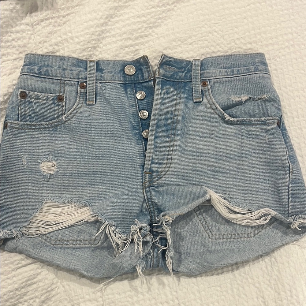Levi's Blue Jean Shorts
